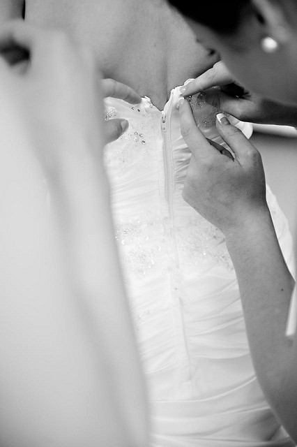 Bridal Dress Alterations Photo by Corey Ann Photography