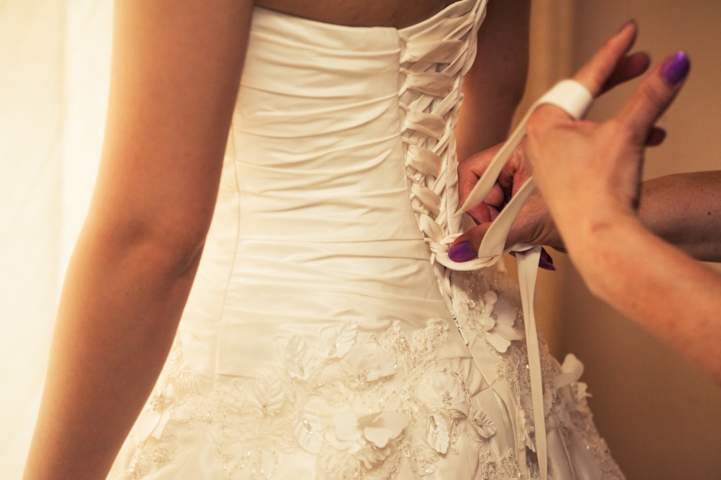 Bridal gown alterations
