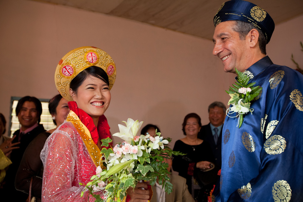 Vietnam bridal dress